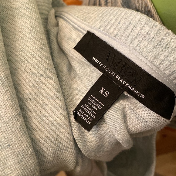 White House Black Market Light Blue Sweater - Picture 12 of 13